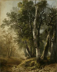 Bomen bij de Oever, Kingston, N.Y., 1846